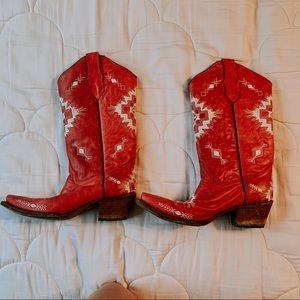 Red Cowboy Boots